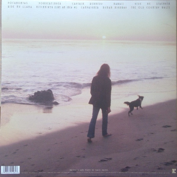 Image of Back Cover of LP - VG+/VG+ - NEIL YOUNG, Hitchhiker (Reprise Records; 9362-49126-1, Europe 2017, Poster, "Source" Box on labels), ,  - 0716538C
