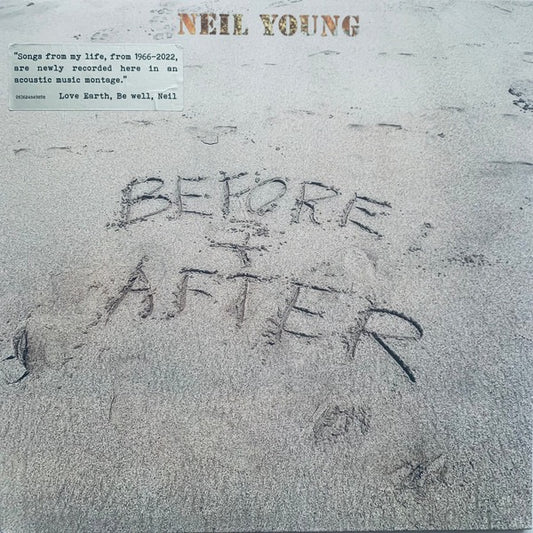 Image of Front Cover of LP - EX/VG+ - NEIL YOUNG, Before And After (Reprise Records; 093624849858, Europe 2023, Gatefold, Poster), ,  - 0716542C