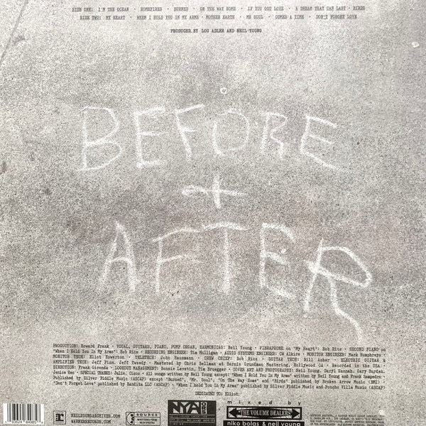 Image of Back Cover of LP - EX/VG+ - NEIL YOUNG, Before And After (Reprise Records; 093624849858, Europe 2023, Gatefold, Poster), ,  - 0716542C