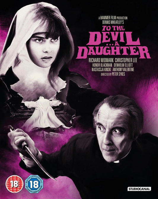 Image of Front Cover of 2xBlu-Ray - VG+/VG+ - PETER SYKES, NATASSJA KINSKY, CHRISTOPHER LEE, To the Devil a Daughter (,  2018, Blu ray + DVD dual format ), ,  - 0736246E