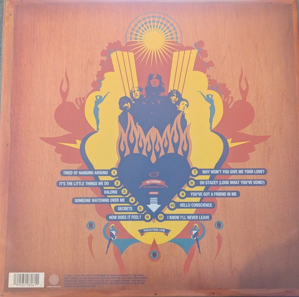 Image of Back Cover of LP - NEW/NEW - THE ZUTONS, Tired of Hanging Around (Sony; 19958408061, Europe 2026 Reissue, Gatefold, Limited Edition Transparent Yellow LP), ,  - 1056099S