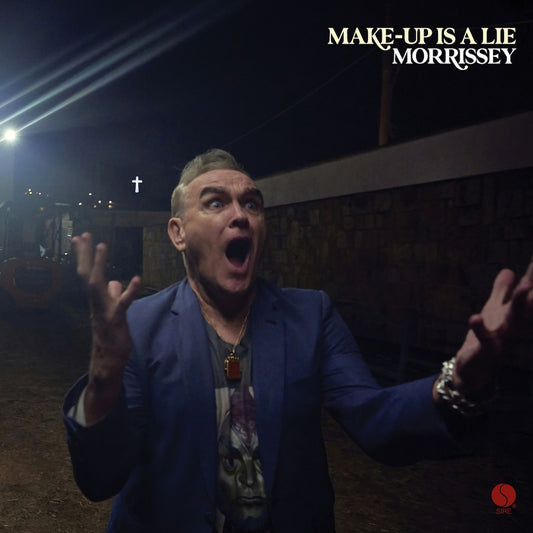 Image of Front Cover of LP - NEW/NEW - MORRISSEY, Make-Up Is A Lie (Warner Records; 93624829775, Europe 2026, Indies Exclusive Red Vinyl), ,  - 9082607C