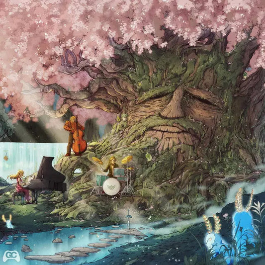 Image of Front Cover of 2xLP - NEW/NEW - THE DEKU TRIO, Zelda & Jazz II (Diggers Factory; TDTZJ002, Europe 2026, Coloured Vinyl, Disc One on Pink Marble, Disc Two on Blue Marble), ,  - 9082610C