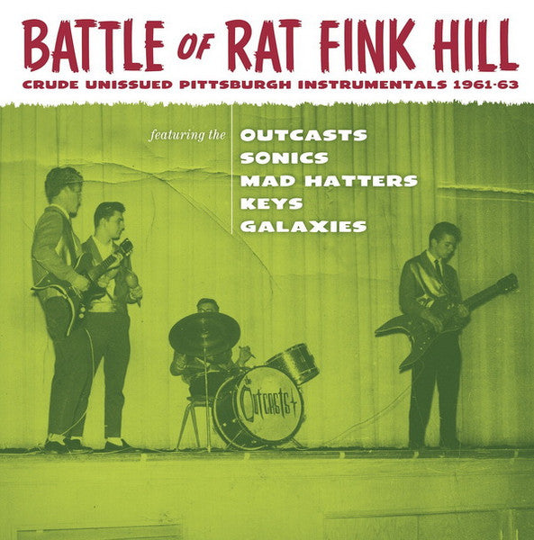 Image of Front Cover of LP - VG+/VG+ - VARIOUS, Battle Of Rat Fink Hill (Crude Unissued Pittsburgh Instrumentals 1961-63) (Norton Records; ED-378, US 2011), ,  - 0826006E