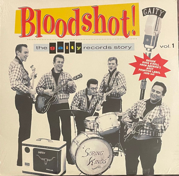 Image of Front Cover of LP - VG+/VG+ - VARIOUS, Bloodshot! The Gaity Records Story Vol. 1 (Norton Records; ED-235, US 1994), A few light hairlines only.,  - 0826014E