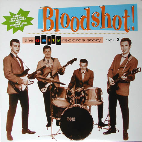 Image of Front Cover of LP - VG+/VG+ - VARIOUS, Bloodshot! The Gaity Records Story Vol. 2 (Norton Records; ED-236, US 1994), A few minor hairlines only.,  - 0826015E