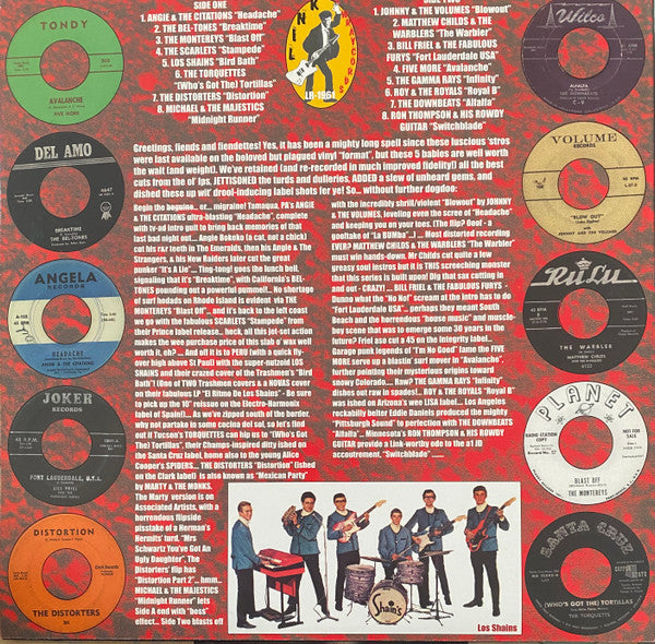 Image of Back Cover of LP - VG+/VG+ - VARIOUS, Strummin' Mental! Volume One (Real Gone Instrumental R&R And Surf: 1958-1966) (Link Wraycords; LW-1961, US 2006), ,  - 0826028E