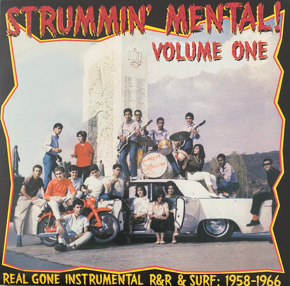 Image of Front Cover of LP - VG+/VG+ - VARIOUS, Strummin' Mental! Volume One (Real Gone Instrumental R&R And Surf: 1958-1966) (Link Wraycords; LW-1961, US 2006), ,  - 0826028E