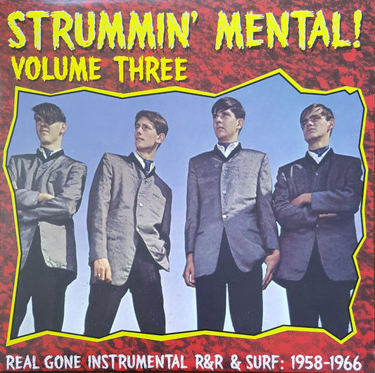 Image of Front Cover of LP - VG+/VG+ - VARIOUS, Strummin' Mental! Volume Three - Real Gone Instrumental R&R & Surf: 1958-1966 (Link Wraycords; LR-1963, US 2006), ,  - 0826030E