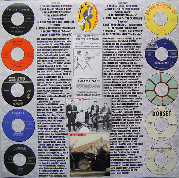 Image of Back Cover of LP - VG+/VG+ - VARIOUS, Strummin' Mental! Volume Four - Real Gone Instrumental R&R & Surf: 1958-1966 (Link Wraycords; LR-1964, US 2006), ,  - 0826031E