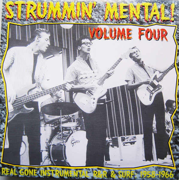 Image of Front Cover of LP - VG+/VG+ - VARIOUS, Strummin' Mental! Volume Four - Real Gone Instrumental R&R & Surf: 1958-1966 (Link Wraycords; LR-1964, US 2006), ,  - 0826031E