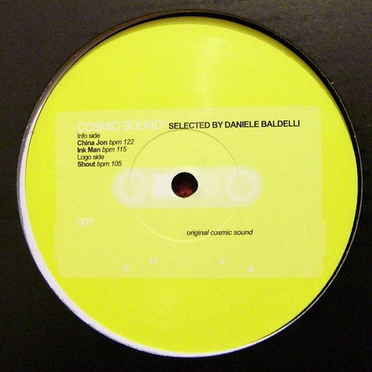 Image of Front Cover of 12" - /VG - KURT VAN EEGHEM / KEVIN HARRISON / DEPECHE MODE, China Jon / Ink Man / Shout (Cosmic Sound; Cosmic 001, UK 2007, Unofficial Release), Very strong VG, only a couple of very light hairlines,  - 0826058E