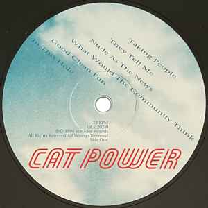 Image of Label Cover of LP - VG+/VG - CAT POWER, What Would The Community Think (Matador; OLE 202-0, Europe 2011 Reissue, Inner), ,  - 0816081C
