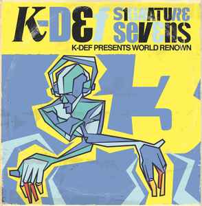 Image of Front Cover of 7" - EX/EX - K-DEF PRESENTS WORLD RENOWN, Signature Sevens Volume 3 (Slice-of-Spice; SSR-014, US 2013, Pcture sleeve), , A - Long Gev (Vocal)B - Long Gev (Inst.) - 0826109E