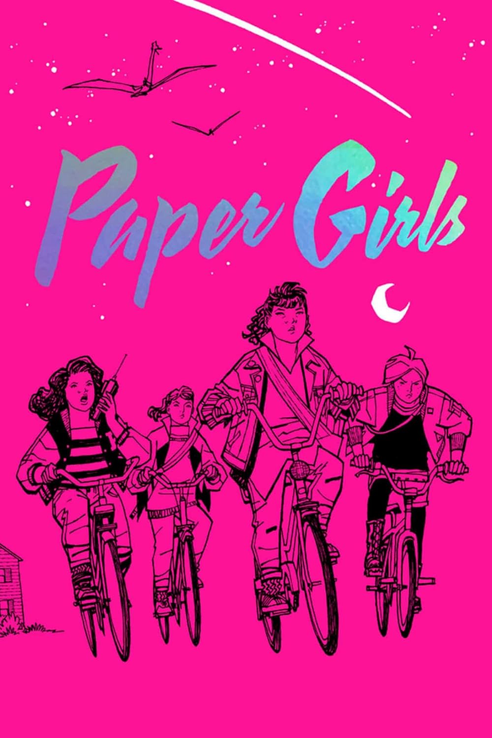 Image of Front Cover of Book - VG+/VG+ - BRIAN K VAUGHAN, Paper Girls Deluxe Edition Volume 1 (Image; , US 2017), Strong VG+,  - 0856044S