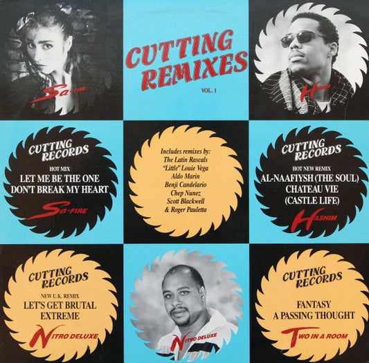 Image of Front Cover of LP - VG/VG - VARIOUS ARTISTS, Cutting Remixes Vol. 1 (Cutting; CR-2000, US 1987), ,  - 1926325E