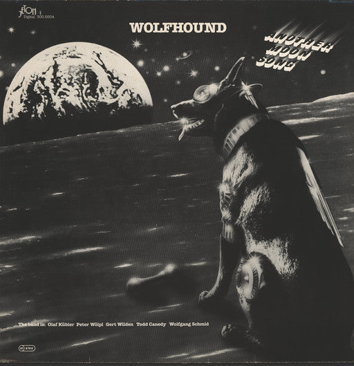 Image of Front Cover of LP - VG/VG - WOLFHOUND, Another Moon Song (Jeton; 300.5504, Germany 1984), Signing and dedication written on front cover. ,  - 0826151E