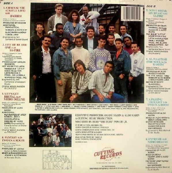 Image of Back Cover of LP - VG/VG - VARIOUS ARTISTS, Cutting Remixes Vol. 1 (Cutting; CR-2000, US 1987), ,  - 1926325E