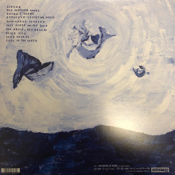 Image of Back Cover of 2xLP - VG+/VG+ - DIRTY THREE, Ocean Songs (Touch And Go; TG193, USA & Europe 2021 Reissue, Insert, Misprinted Track Order On Labels), SIGNED by Warren Ellis on front cover,  - 3946070S