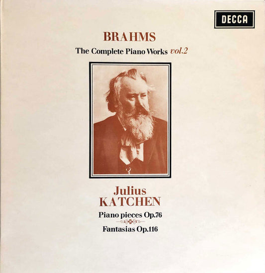 Image of Front Cover of LP - EX/VG+ - JULIUS KATCHEN, Brahms: The Complete Piano Works Vol. 2 (Decca Black Boxed Narrowband; SXL 6118, UK 1976, Laminated Front Sleeve), ,  - 0826079E