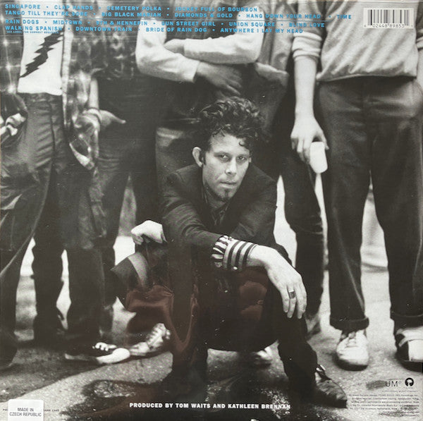Image of Back Cover of LP - VG+/VG+ - TOM WAITS, Rain Dogs (Island Records; 00602448898531, Europe 2023 Reissue, Inner, 180 Gram Vinyl), ,  - 3746355S