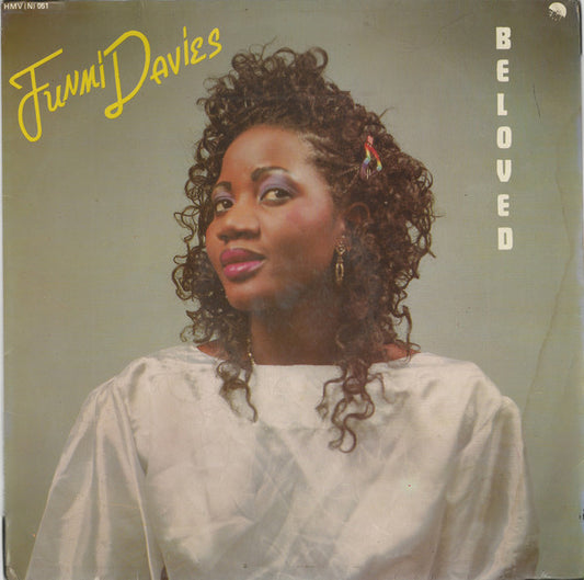 Image of Front Cover of LP - VG/VG - FUNMI DAVIES, Beloved (Ololufe) (His Master's Voice; HMV (N) 051, Nigeria 1988), Wear To Back Of Sleeve,  - 0846250S
