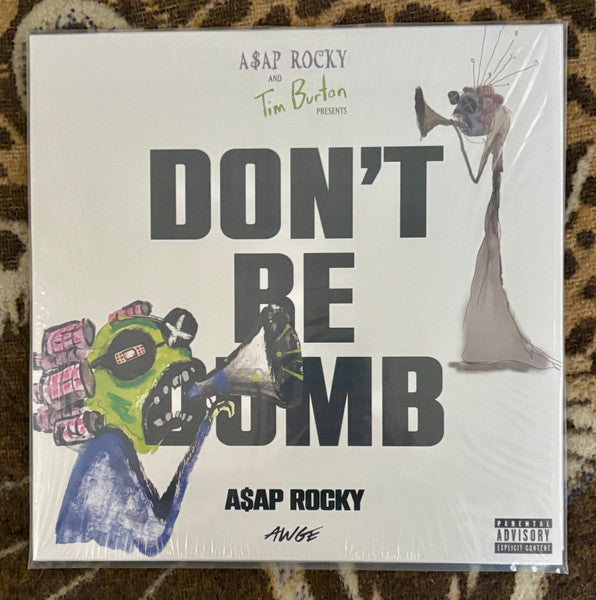 Image of Front Cover of 2xLP - VG+/EX - ASAP ROCKY, Don't Be Dumb (AWGE; 199584147611, Worldwide 2026, 2 Inners & Insert & Booklet, One Black One White Vinyl), Shrink-wrap,  - 2616439C
