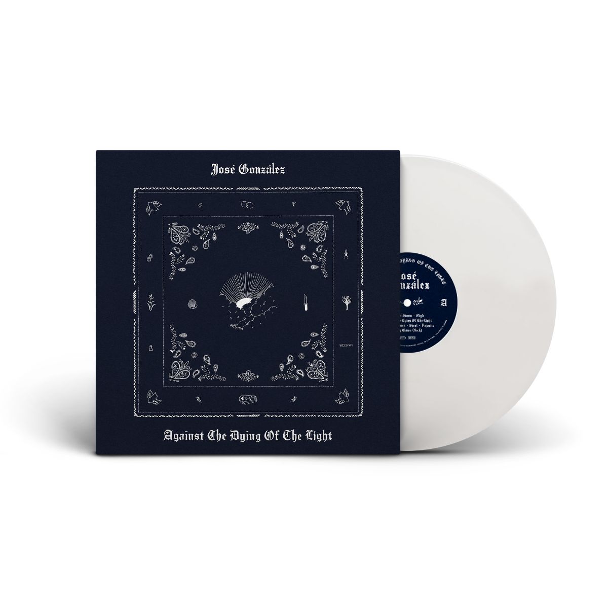Image of Back Cover of LP - NEW/NEW - JOS  GONZ LEZ, Against The Dying Of The Light (City Slang; SLANG50607X, Europe 2026, Indies Exclusive White Vinyl), ,  - 1356322S