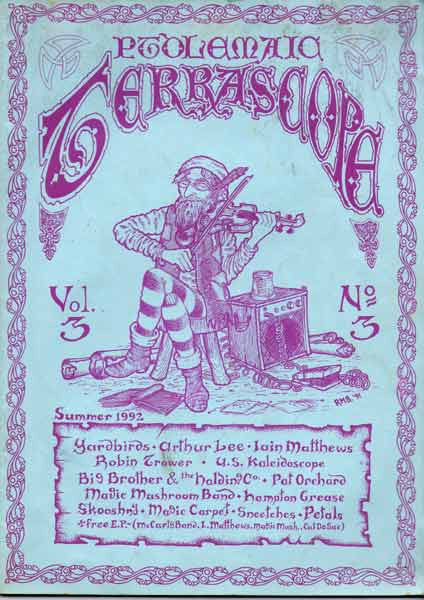 Image of Front Cover of Book - VG+/VG+ - VARIOUS, The Embryonic Stethoscope EP (Ptolemaic Terrascope; POT 11, UK 1992, Includes bonus 7''), Slight fading on edges of magazine,  - 0856126S