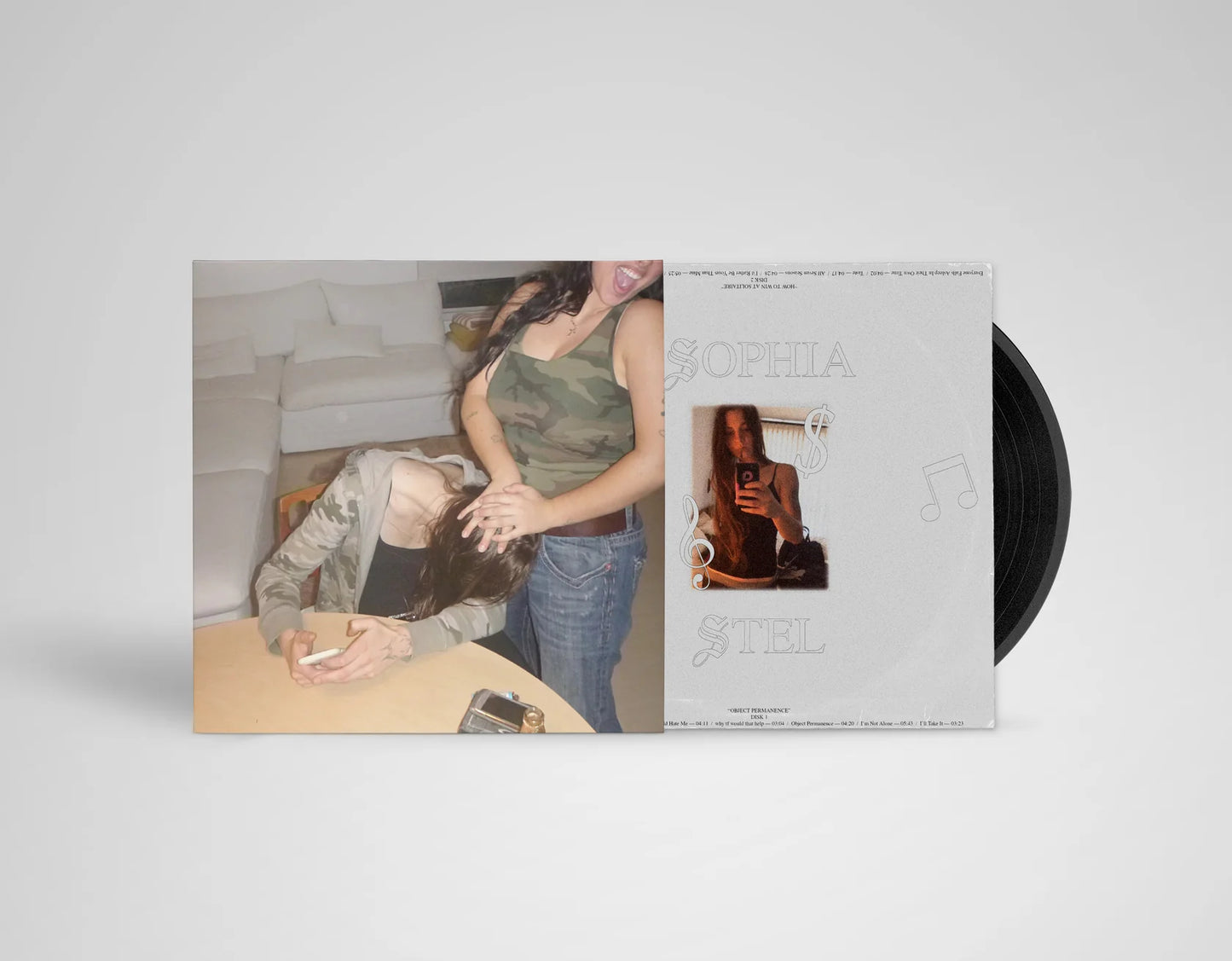 Image of Back Cover of 2xLP -  - SOPHIA STEL, Sophia Stel (Pack; PACKVNY22, Europe 2026, Gatefold, Black Vinyl), , Artist and producer Sophia Stel found a rapt cult fanbase with her 2024 debut EP Object Permanence, a fiercely vulnerable collection of genre-agnostic earworms fueled by her full-bodied, affecting alto. By following her intuition and going against the grain of online fads, Stel is setting trends, not chasing them   always creating from a place of true originality. - 1756088S