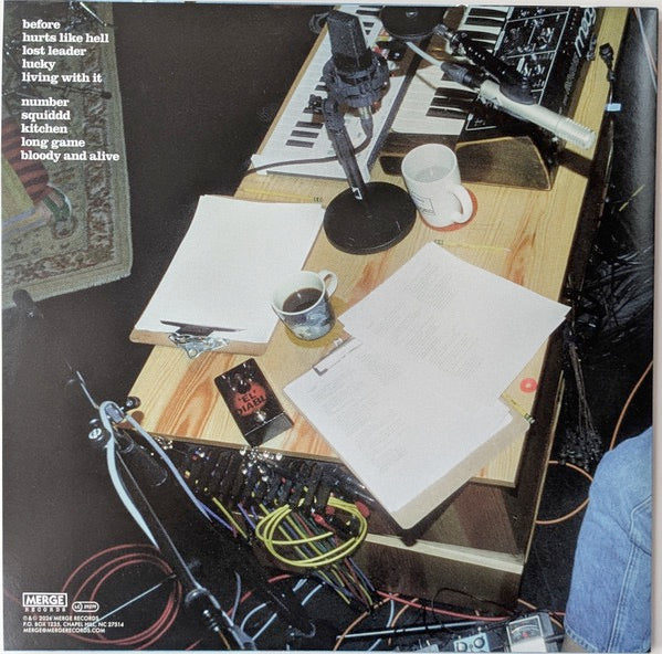 Image of Back Cover of LP - NEW/NEW - CHARLOTTE CORNFIELD, Hurts Like Hell (Merge Records; MRG881LP-C1, Europe 2026, Inner, Indies Exclusive Clear and Yellow Swirl Vinyl), ,  - 1356228S