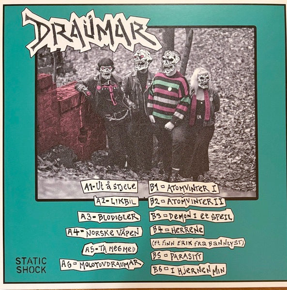 Image of Back Cover of LP - NEW/NEW - DRA MAR, Dra mar (Static Shock Records; SSR134LP, Europe 2026, Poster), ,  - 1356218S