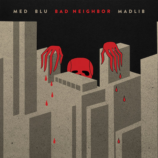 Image of Front Cover of 2xLP - NEW/NEW - MED, BLU & MADLIB, Bad Neighbor (10-Year Edition) (Bang Ya Head; BYH012-10Y, Europe 2026 Reissue, Newly mixed and mastered with two bonus tracks. ), ,  - 9082624C