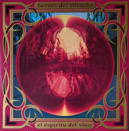 Image of Front Cover of LP - VG/G+ - H ROES DEL SILENCIO, El Esp ritu Del Vino (EMI; 190-7895581, Spain 1993, 2 Inners & Insert, DMM on matrix), Creasing and sticker residue on cover. Light hairlines around disc.,  - 0846286S