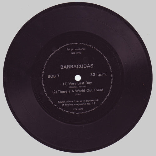 Image of Back Cover of Book - /VG - BUCKETFULL OF BRAINS, Bucketfull of Brains #13 magazine (, Worldwide , Bonus Barracudas fexi-disc 7''), Slight fading on magazine but otherwise in great condition.,  - 0856143S