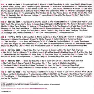 Image of Back Cover of 6xCD - VG/VG - CLIFF RICHARD, The Singles Collection (EMI; 7243 5 37551 2 6, UK 2002, Box Set, Booklet), ,  - 0836202E