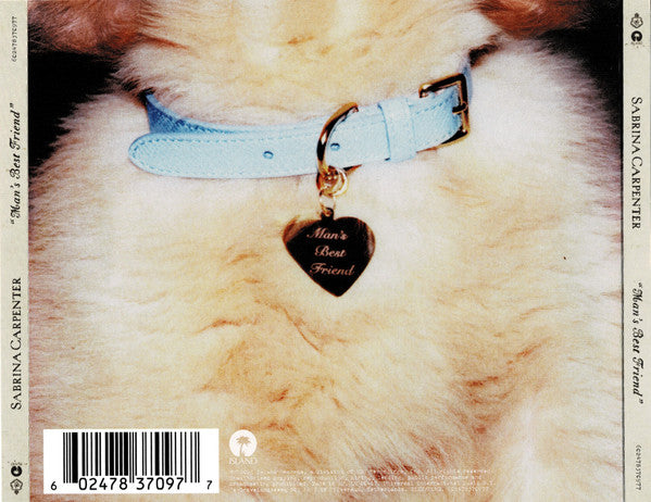 Image of Back Cover of CD - VG+/VG+ - SABRINA CARPENTER, Man's Best Friend (Island Records; 602478370977, Europe 2025, Jewel Case, Booklet), ,  - 0836216E