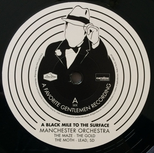 Image of Label Cover of 2xLP - VG/EX - MANCHESTER ORCHESTRA, A Black Mile To The Surface (Loma Vista; LVR00165, US 2017, Insert, Side D Etched), Small scuff on top seam of cover, otherwise VG+.,  - 0846281S
