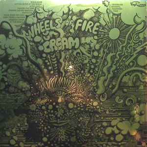 Image of Back Cover of 2xLP - VG/EX - CREAM, Wheels Of Fire (Vinyl Lovers; 900199, Europe 2008 Reissue, Gold Gatefold Sleeve, 180 Gram Vinyl), Top left corner crease.,  - 0816477C