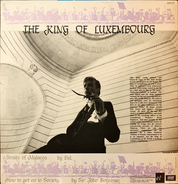 Image of Back Cover of 12" - VG+/VG+ - ANTHONY ADVERSE / THE KING OF LUXEMBOURG, The Ruling Class / Straits Of Malacca ( l; GPO 7T, UK 1986), ,  - 0846339S