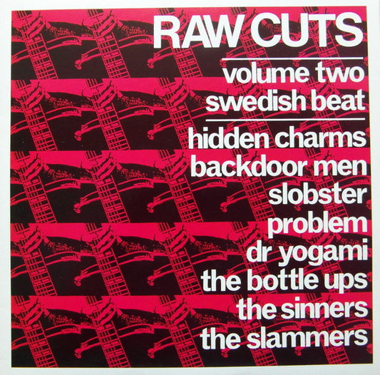 Image of Front Cover of LP - VG+/VG+ - VARIOUS, Raw Cuts Volume Two - Swedish Beat (Criminal Damage Records; CRI-LP-132, UK 1986), ,  - 0846340S