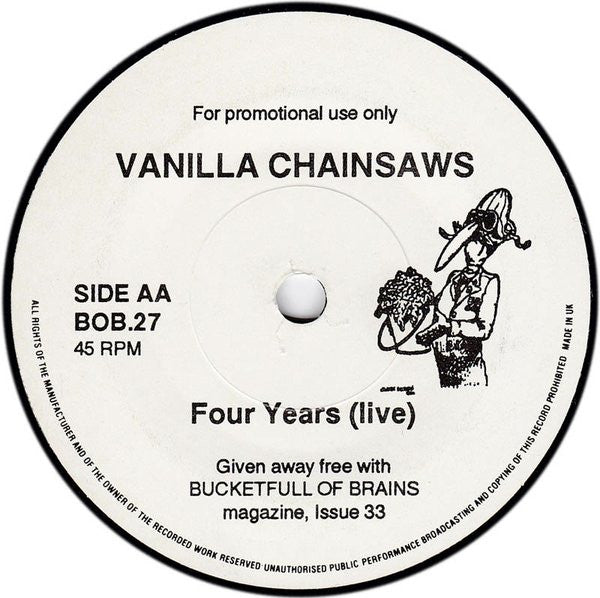 Image of Label Cover of Book - /VG - BUCKETFULL OF BRAINS, Bucketfull of Brains #33 magazine (, UK , Thin White Rope / Vanilla Chainsaws Bonus 7''), Minor signs of wear but otherwise magazine in great condition.,  - 0856155S