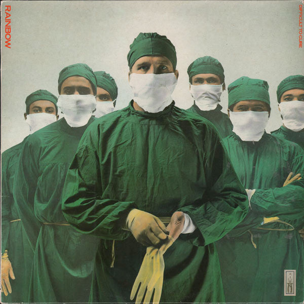Image of Front Cover of LP - VG/VG - RAINBOW, Difficult To Cure (Polydor Red Labels; SPELP 76, UK 1984 Reissue, Made In England On labels), Fine hairlines ,  - 0816575C