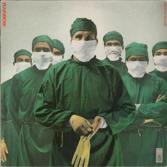 Image of Front Cover of LP - VG/VG - RAINBOW, Difficult To Cure (Polydor Red Labels; SPELP 76, UK 1984 Reissue, Made In England On labels), Fine hairlines ,  - 0816575C