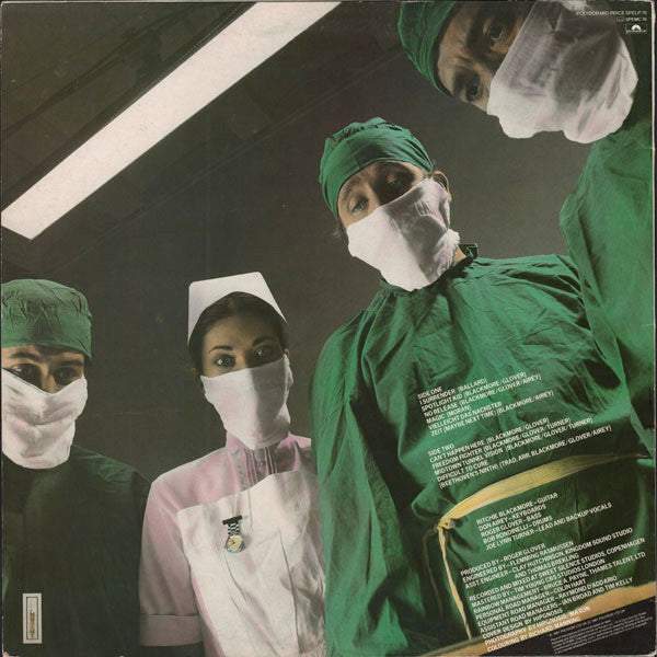 Image of Back Cover of LP - VG/VG - RAINBOW, Difficult To Cure (Polydor Red Labels; SPELP 76, UK 1984 Reissue, Made In England On labels), Fine hairlines ,  - 0816575C