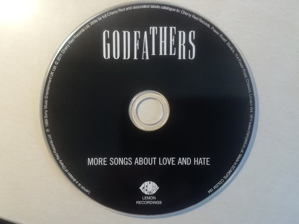 Image of Label Cover of CD - VG+/VG+ - THE GODFATHERS, More Songs About Love & Hate (Lemon Recordings; CDLEM 184, UK 2011, Jewel Case), Nice copy showing minimal sign of use.,  - 0816581C