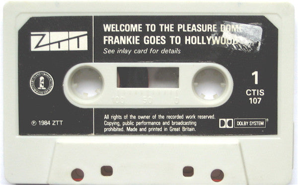 Image of Label Cover of Cassette - VG+/VG+ - FRANKIE GOES TO HOLLYWOOD, All In The Mind, All In The Body (Frankie Goes To Hollywood In The Pleasure Dome) (ZTT; CTIS 107, UK 1985), ,  - 0836230E