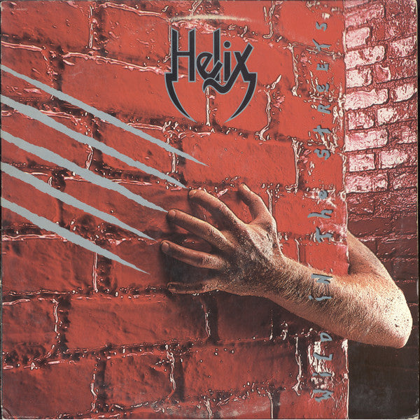 Image of Front Cover of LP - VG+/VG+ - HELIX, Wild In The Streets (Capitol Records; CLT-46920, US 1987, Inner), Still in shrinkwrap. Wear to opening edge.,  - 0846376S