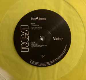 Image of Label Cover of LP - VG+/VG+ - KENT, Isola (RCA Victor; 19439858341, Europe 2023 Reissue, Yellow Vinyl, Ltd to 5000), ,  - 0846386S