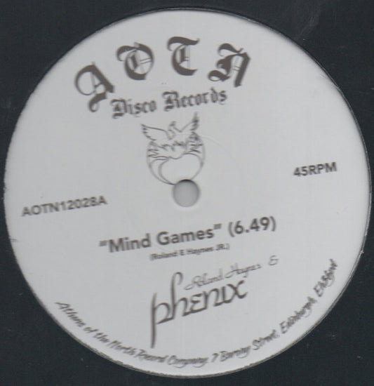 Image of Front Cover of LP - /VG+ - ROLAND HAYNES JR. AND PHENIX, Mind Games (Athens Of The North; AOTN12028, UK 2026), Strong VG+,  - 0846411S